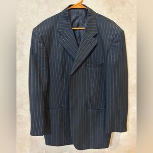 Classic gray Pinstripe Men's Blazer by Stacy Adams 46 long